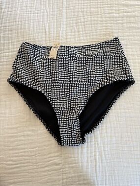 NWT Aerie High Waisted Full Coverage Bikini Bottoms Size Medium